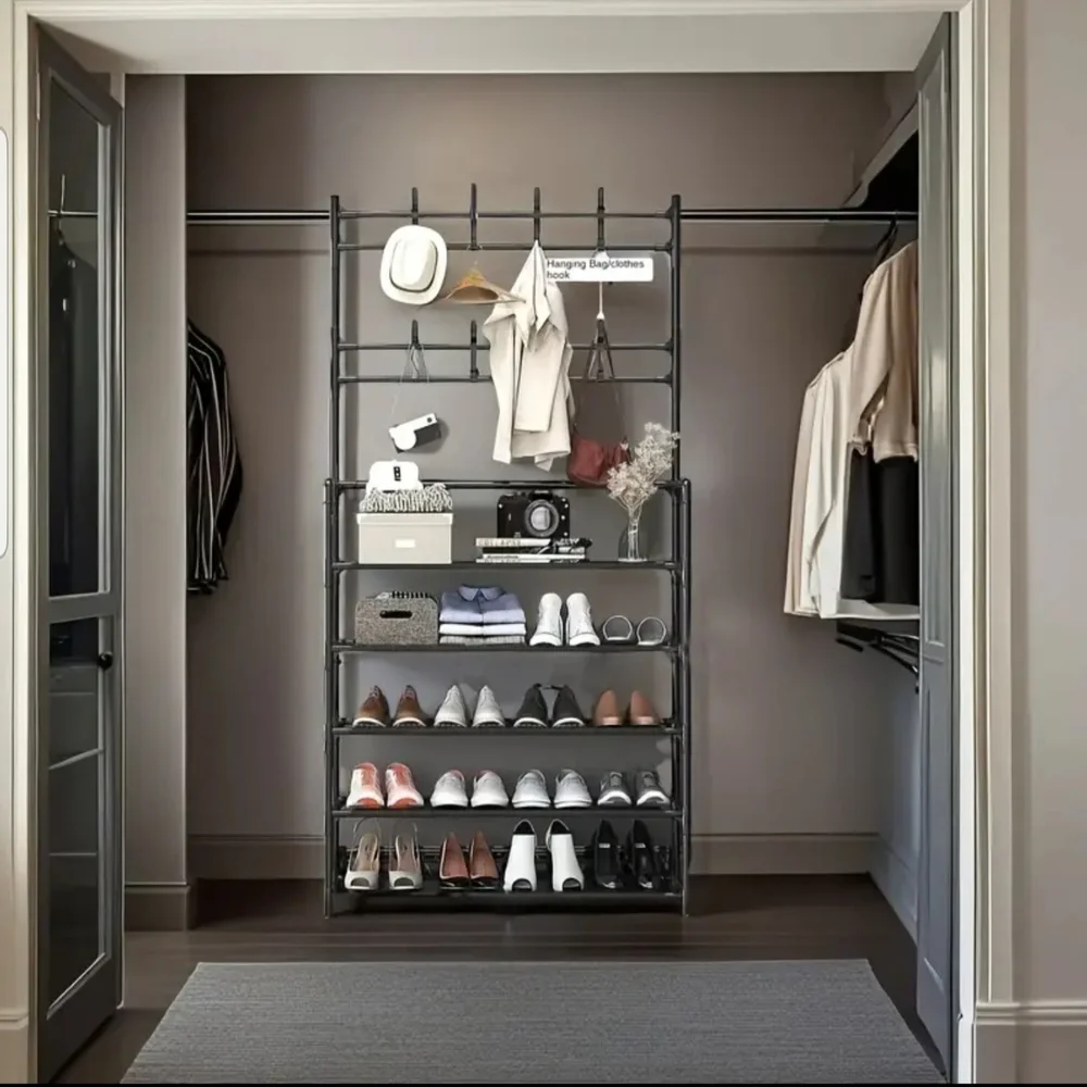 Black Metal Multipurpose Rack/Organizer